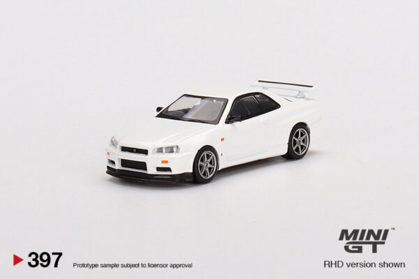 Mini GT Nissan Skyline GT-R (R34) V-Spec N1 White