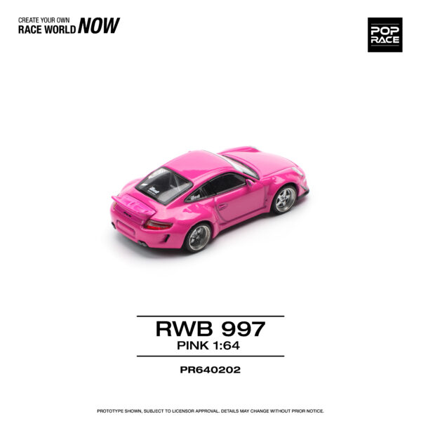 Pop Race 1/64  RWB 997 - PINK PR640202