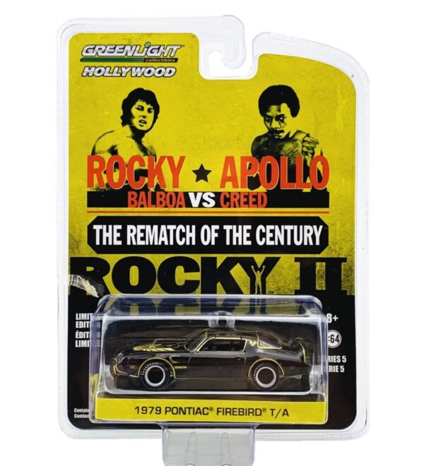 44650c Greenlight 44650-C Hollywood Series 5 Rocky II - 1979 Pontiac Firebird Trans Am