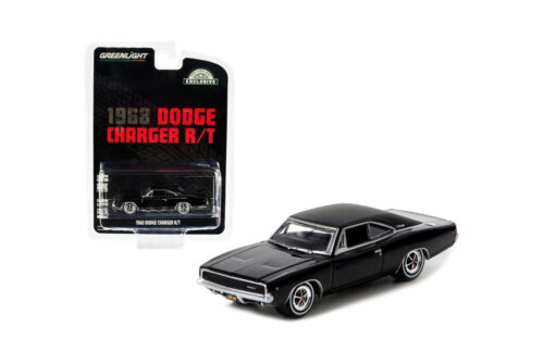 1968 Dodge Charger RT Black  Greenlight 44724/48 - 1/64
