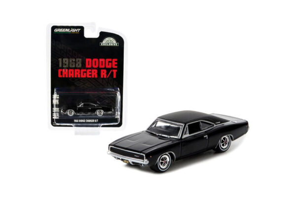 1968 Dodge Charger RT Black  Greenlight 44724/48 - 1/64