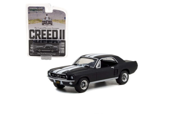 GREENLIGHT 44950 F CREED II ADONIS CREED'S 1967 FORD MUSTANG COUPE 1/64 BLACK
