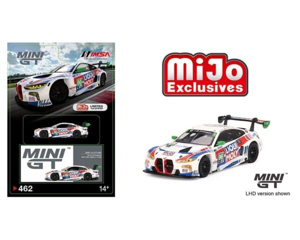 Mini GT 1:64 Mijo Exclusives BMW M4 GT3 #96 Turner Motorsports 2022 IMSA Daytona 24 Hrs