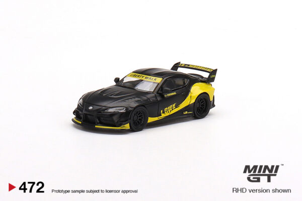 Mini GT Toyota GR Supra LB-Works Matte Black
