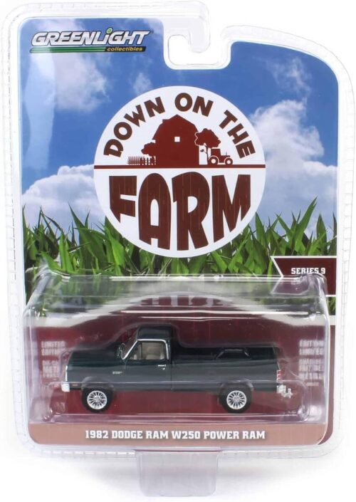 Greenlight 1/64 Down on the Farm Series 9- 1982 Dodge Ram W250 Power Ram 48090-B