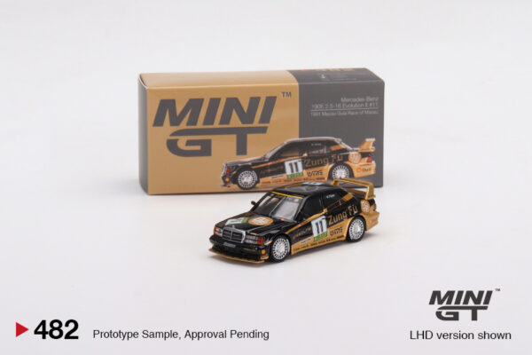 Mini GT Mercedes-Benz 190E 2.5-16 Evolution II #11 1991 Macau Guia Race of Macau