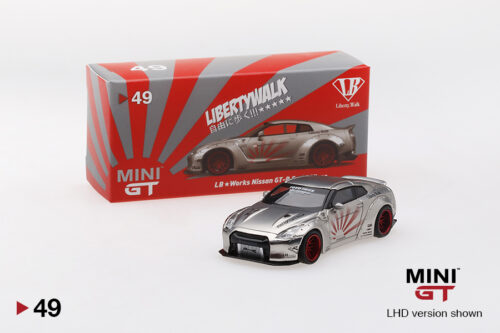Mini GT LB★WORKS Nissan GT-R (R35) Satin Silver