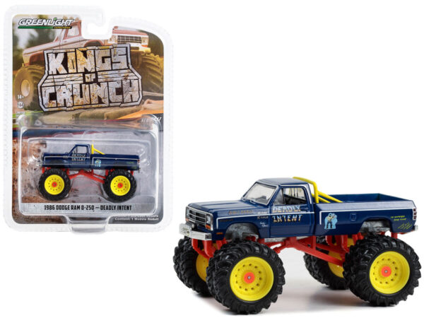 Greenlight 49130E 1986 Dodge Ram D-250 Monster Truck Deadly Intent 1/64