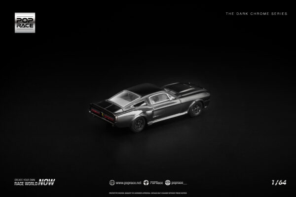 5 (12) Pop Race 1/64 Shelby Mustang Gt500 PRDC004 Dark Chrome Series