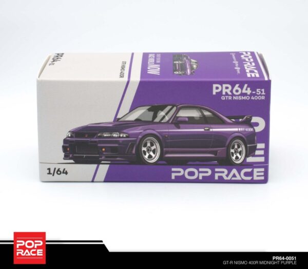Pop Race GT-R Nismo 400R Midnight Purple PR64-0051