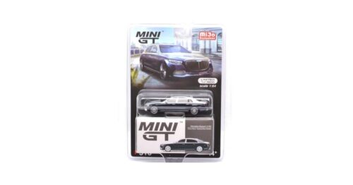 Mini GT MGT00516-MJ 516 1/64 MERCEDES-MAYBACH S680 Cirrus Silver/ Nautical Blue Metallic LHD MIJO EXCLUSIVES