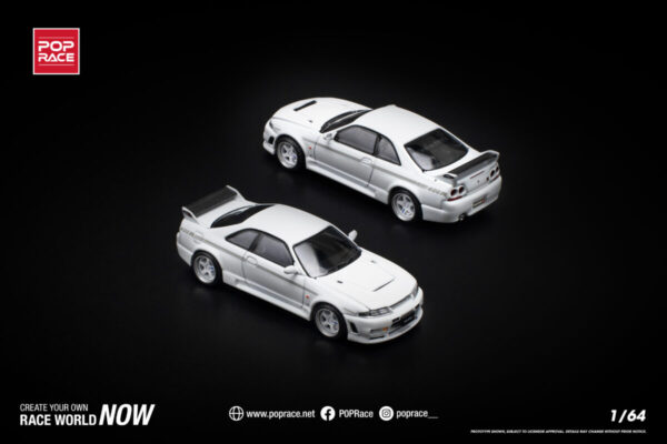 Pop Race GTR Nismo 400R White PR64-0052 1/64