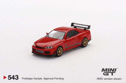 Mini GT Nissan GT-R (R34) Tommykaira R-z Red