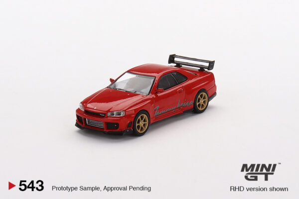 Mini GT Nissan GT-R (R34) Tommykaira R-z Red