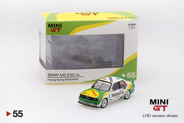 Mini GT BMW M3 (E30) #6 1991 Guia Race of Macau Winner