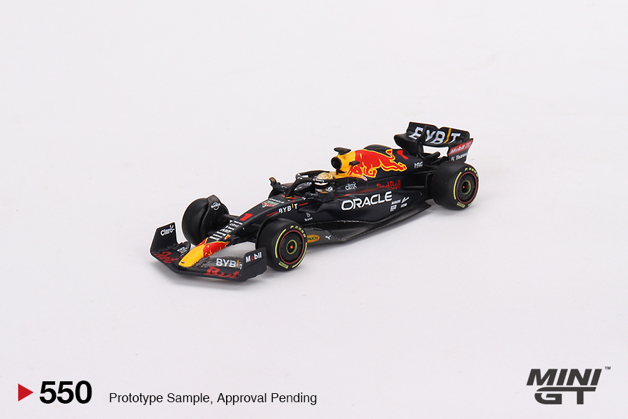 Mini GT Oracle Red Bull Racing RB18 #1 Max Verstappen 2022 Monaco