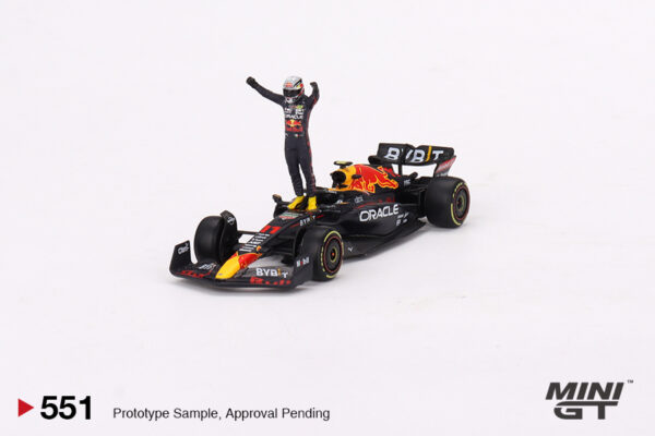 Mini GT Oracle Red Bull Racing RB18 #11 Sergio Pérez 2022 Monaco Prix Winner