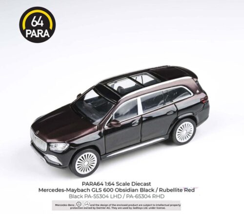 Para64 Mercedes 2020 Maybach GLS 600 Black-Red LHD PA-55304