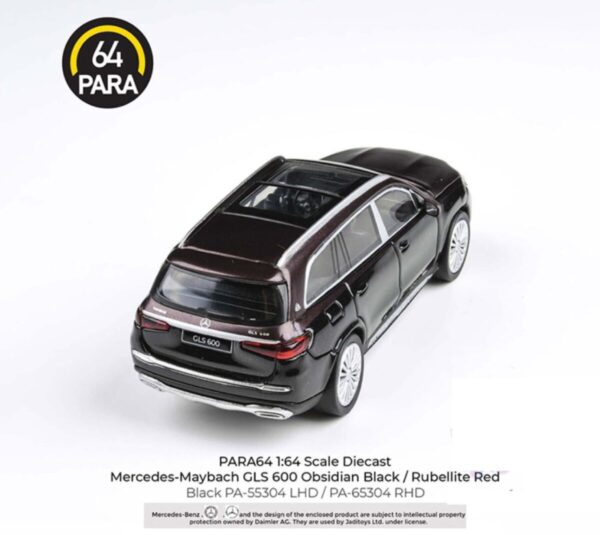 Para64 Mercedes 2020 Maybach GLS 600 Black-Red LHD PA-55304