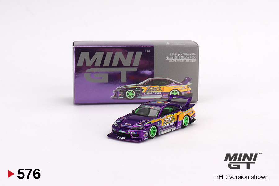 Mini GT LB-Super Silhouette Nissan S15 SILVIA #555 2022 Formula