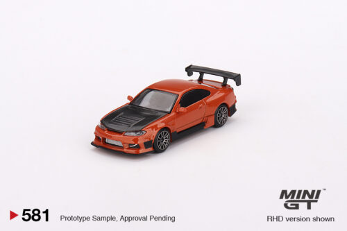 581 Mini GT Nissan Silvia S15 D-MAX Metallic Orange
