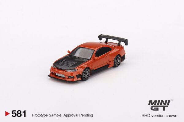 Mini GT Nissan Silvia S15 D-MAX Metallic Orange