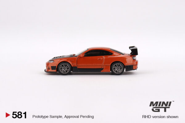 Mini GT Nissan Silvia S15 D-MAX Metallic Orange
