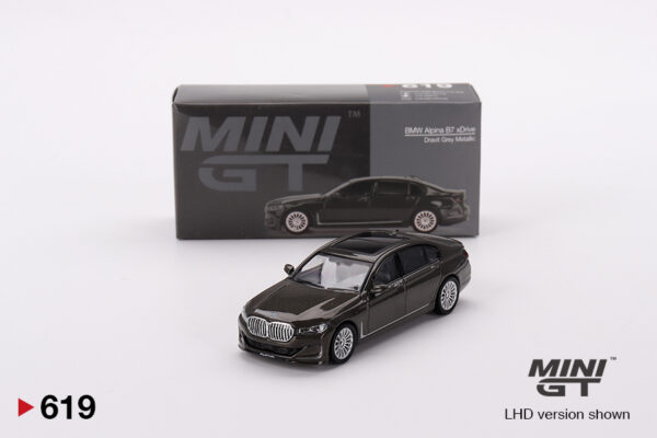 619 Mini GT BMW Alpina B7 xDrive Dravit Grey Metallic