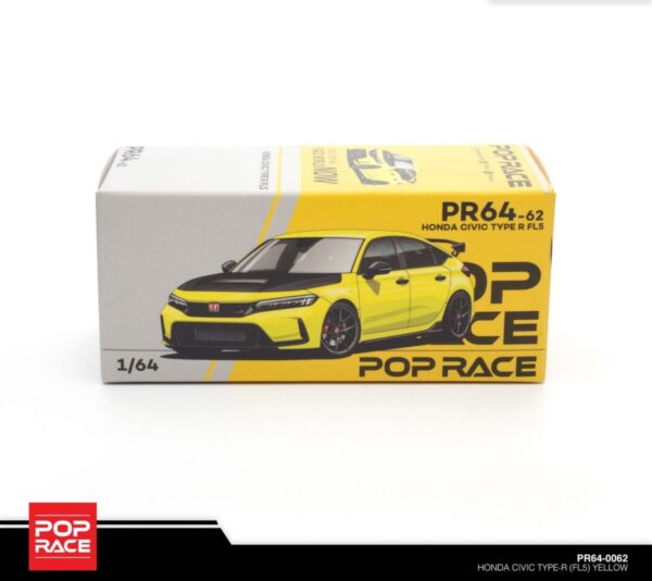 Pop Race Honda Civic Type-R (FL5) Yellow PR64-0062