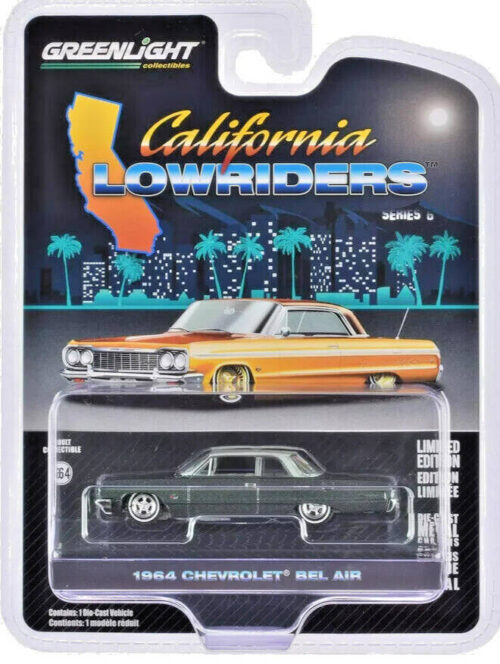 Greenlight 1/64 California Lowriders Series 6- 1964 Chevrolet Bel Air 63070-D