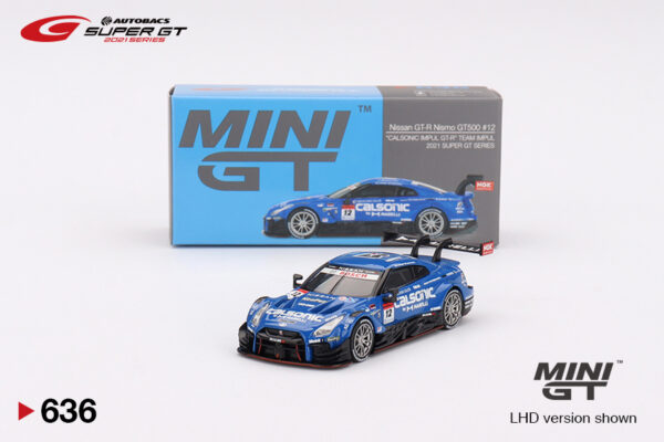 Mini Gt Nissan GT-R Nismo GT500 #12 Team Impul 2021 SUPER GT SERIES Blister Paket
