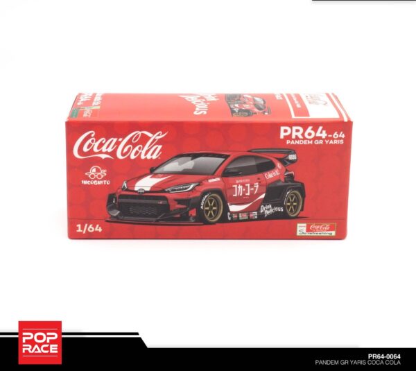 64 Pop Race 1/64 Pandem GR Yaris Coca Cola PR64-0064