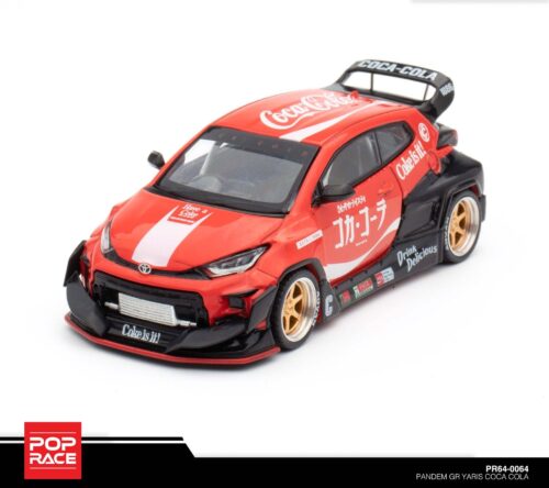 64.1 Pop Race 1/64 Pandem GR Yaris Coca Cola PR64-0064