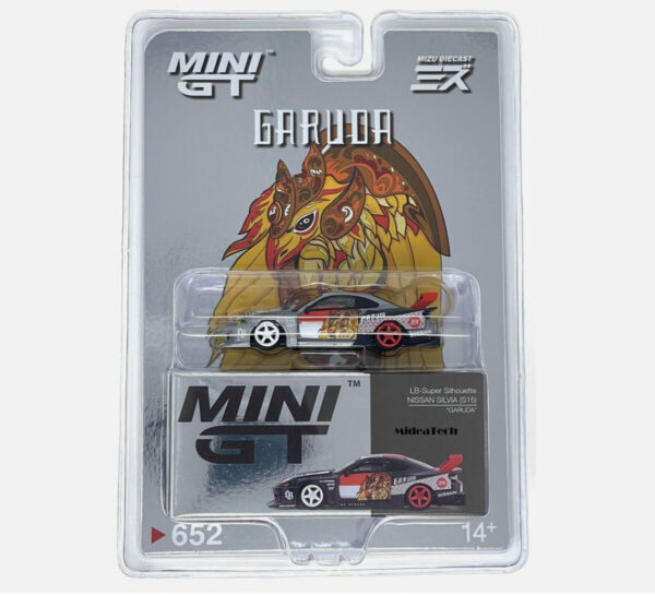 *CHASE* Mini Gt LB-Super Silhouette Nissan SILVIA (S15)“GARUDA” MINI GT x MIZU Diecast