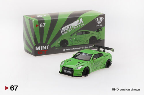 Mini GT LB★WORKS Nissan GT-R (R35) Light Green PHILIPPINES EXCLUSIVE PRODUCT