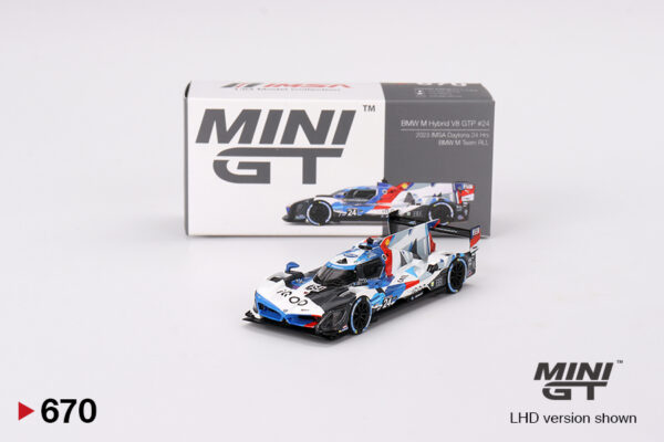Mini GT BMW M Hybrid V8 GTP #24 2023 IMSA Daytona 24 Hrs