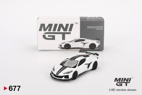 Mini GT Chevrolet Corvette Z06 2023 Arctic White