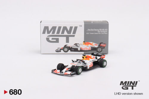 Mini GT 1/64 Red Bull RB16B Max Verstappen 2021 Turkish Grand Prix Place