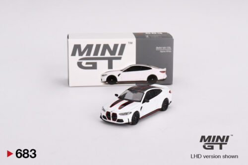 Mini GT 1/64 BMW M4 CSL Alpine White MGT00683