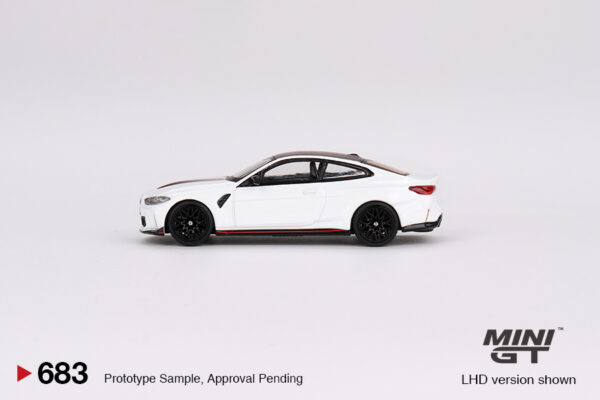 Mini GT 1/64 BMW M4 CSL Alpine White MGT00683