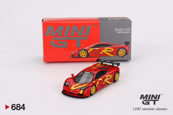 684 Mini GT McLaren F1 GTR 1996 Presentation