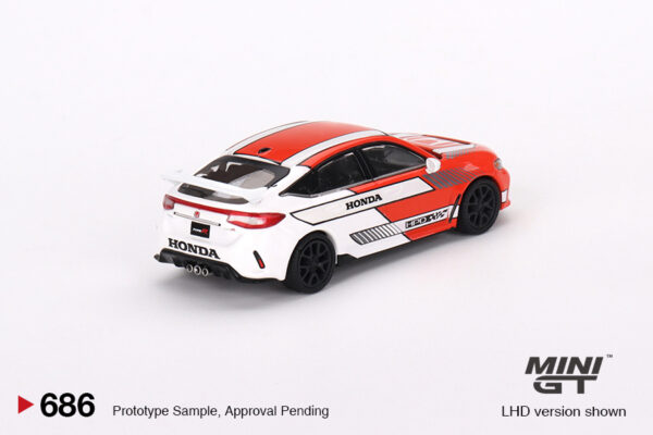 Mini GT Honda Civic TYPE R 2023 Pace Car Red