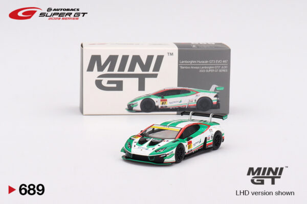 Mini GT Lamborghini Huracán GT3 EVO2 #87 "Bamboo Airways Lamborghini GT3"  JLOC  2023 SUPER GT SERIES Blister PAKET