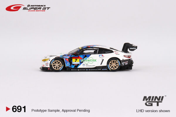 691.3 Mini GT BMW M4 GT3 #7 "Studie BMW M4" BMW M Team Studie x CRS 2023 SUPER GT SERIES