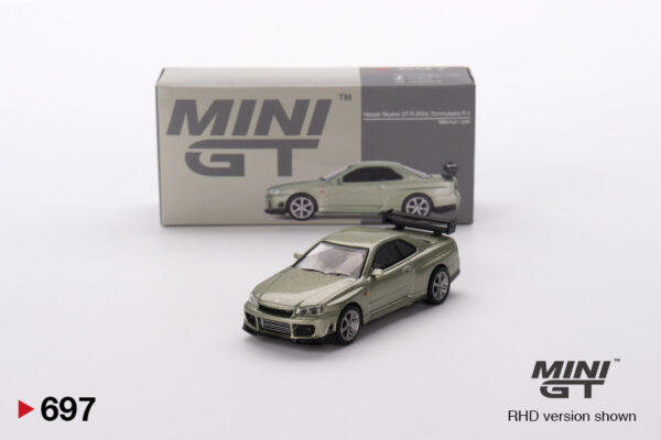 Mini GT Nissan Skyline GT-R (R34) Tommykaira R-z Millenium Jade