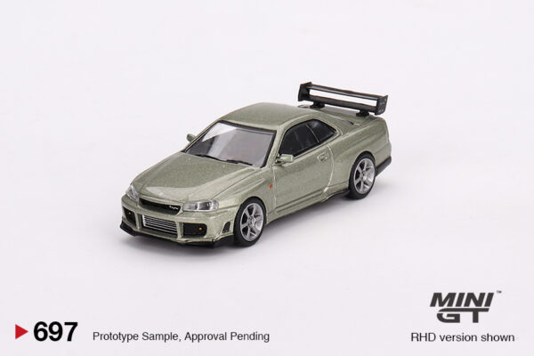 Mini GT Nissan Skyline GT-R (R34) Tommykaira R-z Millenium Jade