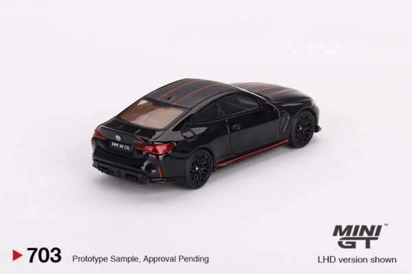 Mini GT 1/64 BMW M4 CSL Black Sapphire MGT00703