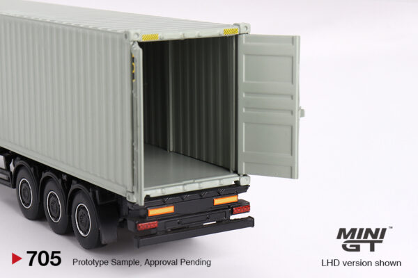 Mini GT 1/64 Mercedes-Benz Actros w/ 40 Ft Container " UPS Europe"