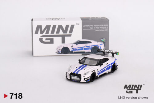 Mini GT Nissan GT-R (R35) LB★WORKS Type 2, Rear Wing ver 3 [ Salao DieCast 2024 ] Brzail Event Exclusive