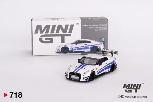 Mini GT Nissan GT-R (R35) LB★WORKS Type 2, Rear Wing ver 3 [ Salao DieCast 2024 ] Brzail Event Exclusive